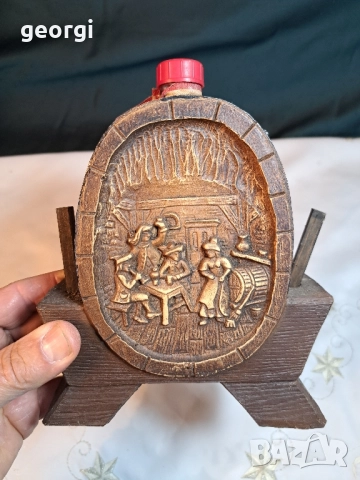 немска декоративна бутилка бъклица 28/6, снимка 3 - Декорация за дома - 52026032