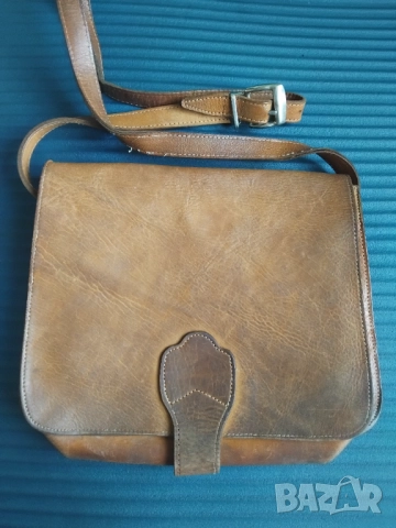 Дамска Чанта "Балкан"  Естествена Кожа - ретро модел 