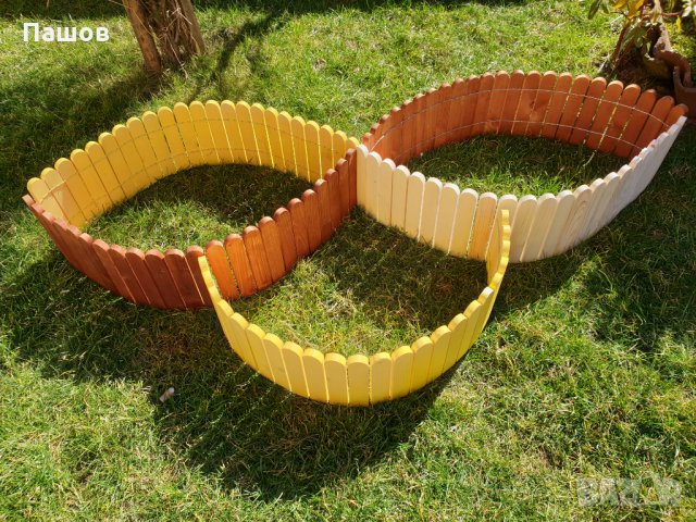 Дървена ограда(декоративна оградка) Ролка, снимка 5 - Огради и мрежи - 32949225