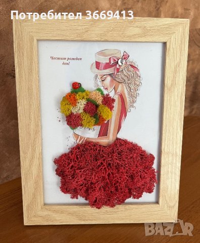 Рамка със скандинавски мъх в Картини в гр. Пловдив - ID40374367 | Bazar.bg