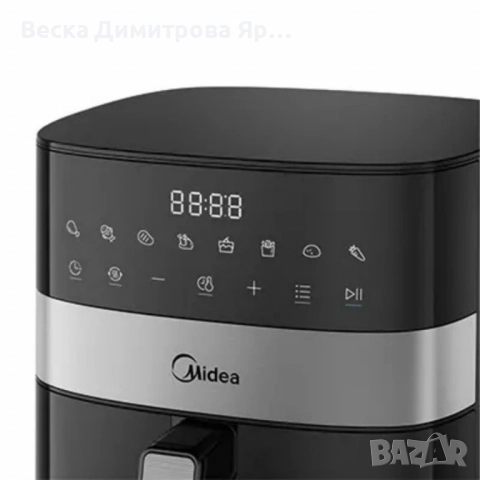 Еър фрайър Midea MF-CN65E2 - За готвене с горещ въздух, снимка 14 - Фритюрници - 51708782
