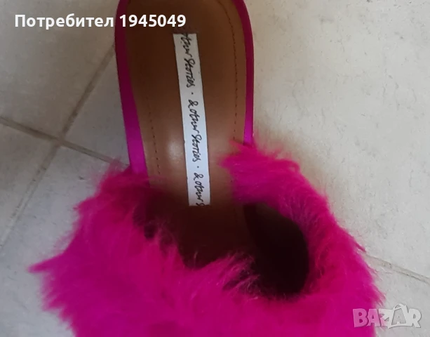 Маркови дамски елегантни чехли на ток - 36 номер, снимка 8 - Чехли - 50849639