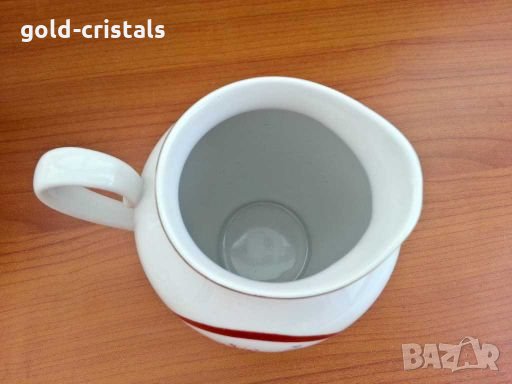 Руски порцелан лфз чайник и латиера , снимка 8 - Антикварни и старинни предмети - 28623080