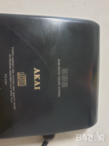 Stereo comact disc player / Дискмен Akai PD-X34 Работи. В много добро състояние. Има слушалки., снимка 12 - MP3 и MP4 плеъри - 32799361