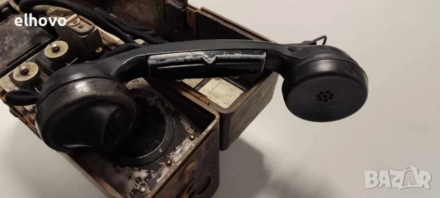 Военен телефон Wermacht Germany WW2#1, снимка 4 - Антикварни и старинни предмети - 48294279