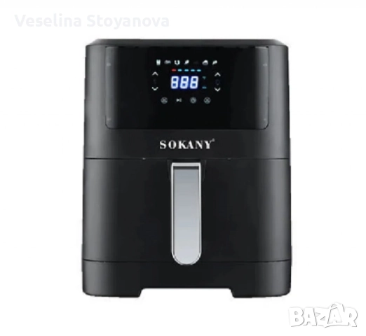 Фритюрник с горещ въздух Sokany SK-ZG-8043, 8л., 2000W, снимка 2 - Фритюрници - 52622755
