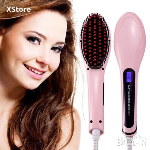 Четка за изправяне на коса Luxury , снимка 8 - Аксесоари за коса - 52592888