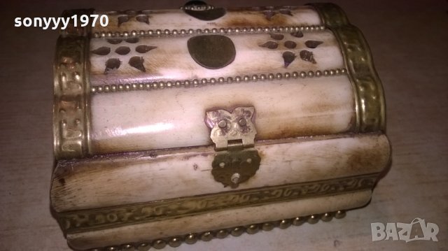 красива екзотична кутия-слонова кост-внос швеицария, снимка 12 - Колекции - 27183405