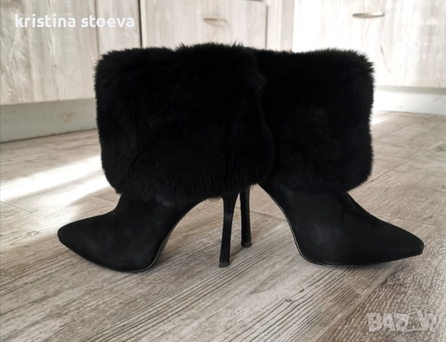 Fabiano боти естествена кожа естествен пух , снимка 5 - Дамски боти - 52128420