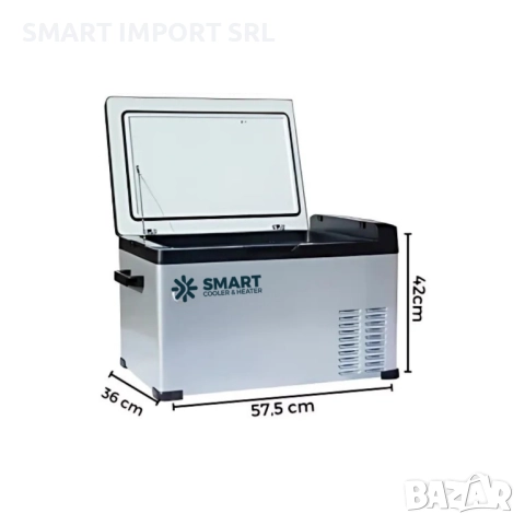 Хладилник за автомобил с компресор Smart Cooler 40L, 12/24 V, с LCD дисплей и Bluetooth, снимка 3 - Хладилни чанти - 51859376