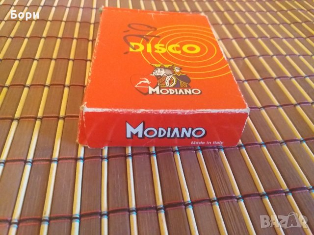 Италиански карти Modiano  Poker Disco, снимка 6 - Карти за игра - 28116081
