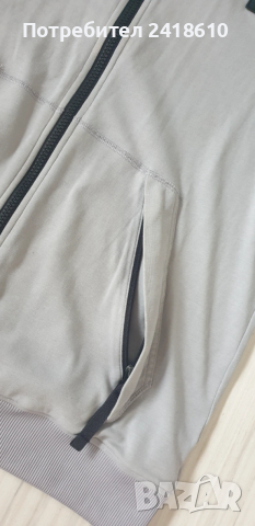 G - Star Cotton / l Full Zip Cardigan Mens Size M - L ОРИГИНАЛ! Жилетка С цял Цип!, снимка 6 - Спортни дрехи, екипи - 53172572