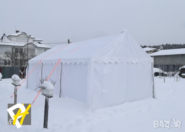 Професионална шатра 4х12м, огнеустойчив PVC брезент 550гр/м2, снимка 6 - Други - 43154540