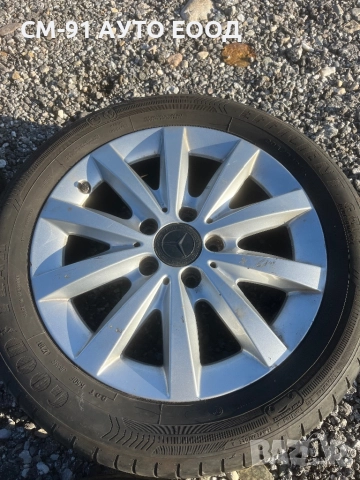 Джанти за Мерцедес 5х112  16 цола , снимка 4 - Гуми и джанти - 52385280