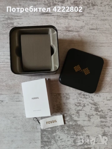Нов часовник Fossil с естествена кожена каишка , снимка 6 - Мъжки - 50610803