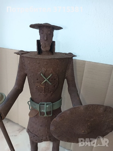 Дон Кихот - метална скулптура , снимка 10 - Колекции - 52910409