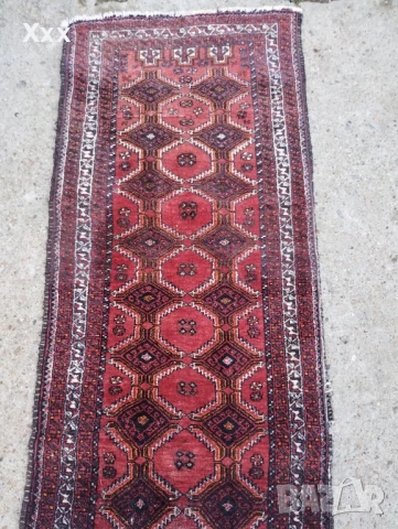 Ръчно тъкана вълнена пътека.Антика за ценители., снимка 3 - Пътеки - 51119531