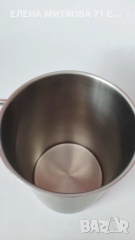 Масивна висока стоманена тенджера с телена цедка, снимка 6 - Съдове за готвене - 52818957