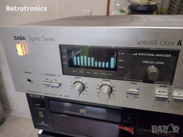 Saba MI-450 Special Class A Sigma Series, снимка 11 - Ресийвъри, усилватели, смесителни пултове - 39633651