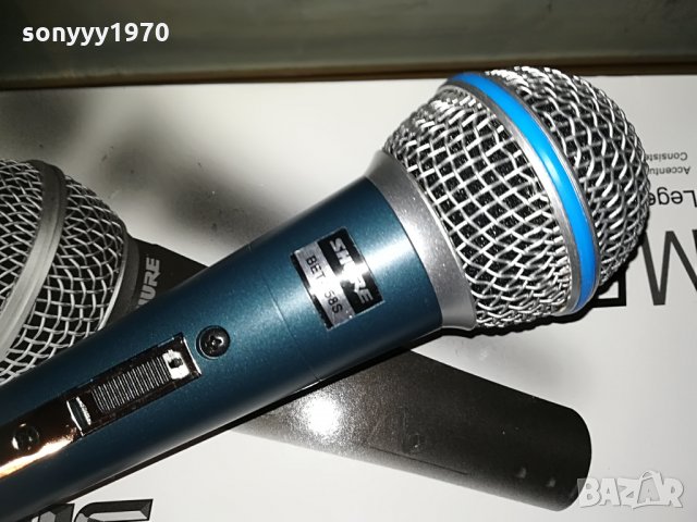 профи микрофон-shure комплект-внос швеицария, снимка 3 - Микрофони - 28727818