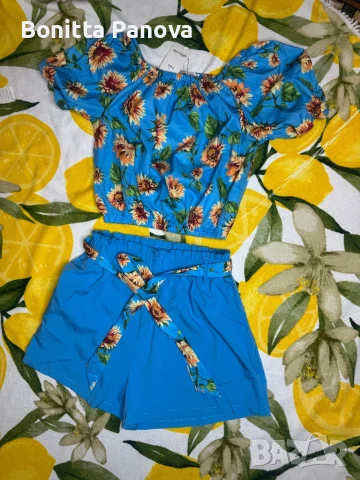 Комплект тениска и къси панталони