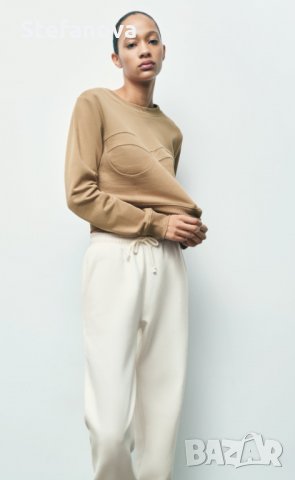 Zara-Нов суитшърт с корсет, снимка 2 - Суичъри - 35615801