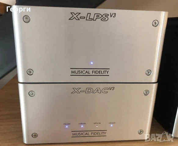 Musical Fidelity 1. PowerSupply - X-PSUv3 , 2.Headphone amplifier X-Can v3.3 DAC X-DACv3.4PHONO PREA, снимка 2 - Ресийвъри, усилватели, смесителни пултове - 50796682