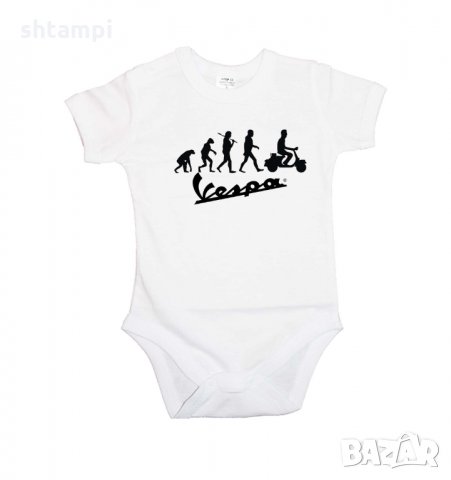 Бебешко боди VESPA Evolution, снимка 4 - Бодита за бебе - 33255724