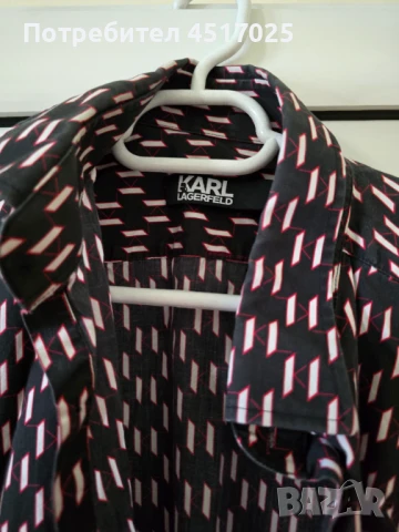 Мъжка риза Karl Lagerfeld, снимка 2 - Ризи - 50832176
