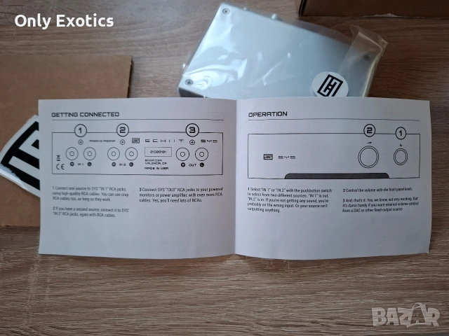 Schiit SYS passive attenuator , снимка 11 - Ресийвъри, усилватели, смесителни пултове - 53136172