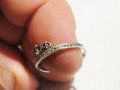 старинен красив сребърен пръстен с корона и камъни - Бъдете красива и величествена като кралица, снимка 3