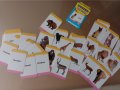 Животни - комплект детски карти за изучаване на животните