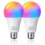 10W, 1000LM Smart Wi-Fi RGBВ LED Light Bulb, 2700-6500К, Alexa, Google Home