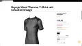 BRYNJE of NORWAY 80% Merino Wool Thermo T-Shirt размер 52 / L термо тениска 80% Мерино Вълна - 1124, снимка 2
