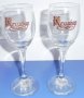Стъклени чаши за ракия със стилизирано лого на ракия „Кехлибар“, наличност 2 броя, снимка 4