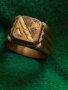 Пръстен стар бронзов 8981, снимка 4
