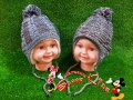 НОВА зимна шапка, снимка 1 - Бебешки шапки - 26874569