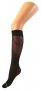 Fibrotex 20DEN черни-кафяви немски женски фигурални три четвърти чорапи Фибротекс 