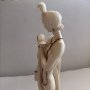  Находка уникат Джузепе Армани 1987 Фигурка Скулптора "Дама с компактна и огледална пухена пудра ", снимка 8