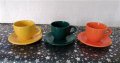 Чаши керамика за кафе, чай и капучино Румъния, снимка 1