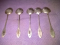 Лъжички малки СССР винтидж мелхиор 5 броя 120мм, снимка 5