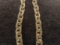 Продавам плътен български златен ланец като нов 14к 585 , снимка 2