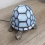 Настолна лампа - костенурка изработена в стил Tiffany, снимка 5