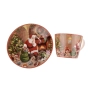 Комплект коледна чаша с чинийка в кутийка, снимка 4