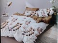👉 Луксозен двулицев спален комплект от сатениран памук , снимка 10