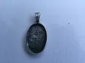 Красива нова сребърна висулка „ Богородица с Младенеца“, проба 925, тегло 6.97г, снимка 4