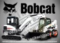 BOBCAT строителна и аграрна механизация стикери надписи фолио, снимка 1 - Аксесоари и консумативи - 43715449