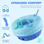 Безжични детски слушалки с микрофон iClever BTH22 Bluetooth 5.4, 74/85 dBA, сини, снимка 6