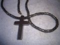 ФЕШЪН АРТ КОЛИЕ от ХЕМАТИТ с КРЪСТЧЕ - ХЕНД МЕЙД ИЗРАБОТКА , снимка 6