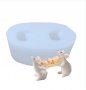 3d  2 Мишки с ядки силиконов молд форма декорация торта фондан шоколад гипс сапун и др , снимка 1 - Форми - 27954665
